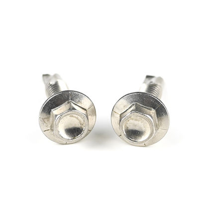 Ruspert Ss304 스테인리스 스틸 헥스 세척 머리 태양 고정 장치에 대한 PVC 세척 장치와 함께 자기 뚫림 나사
