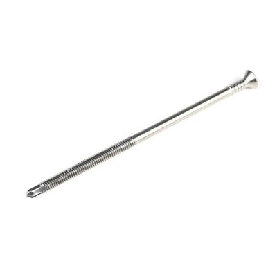 125mm 테크 나사 부분 스레드 평면 머리 필립스 자체 굴착 나사 평면 침대