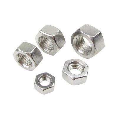 100% QC 테스트 DIN934 헥스 견과류 A2 70 스테인리스 스틸 304 견과류 M2-M30