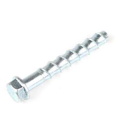 100mm M16 탄소 강철 진크 접착 HEX 머리 콘크리트 나사 볼트 100% QC 테스트