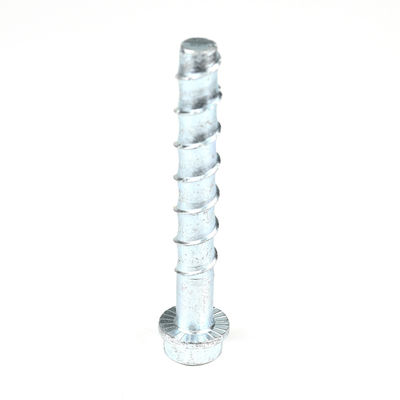 100mm M16 탄소 강철 진크 접착 HEX 머리 콘크리트 나사 볼트 100% QC 테스트