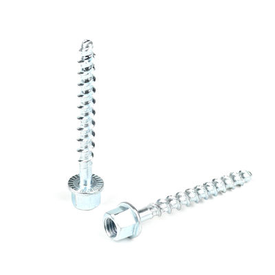 HEX 플랜지 주황 접착 스레드 스탠 앵커 스크루 6/10x75mm 및 내구성 앵커링