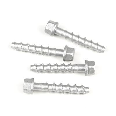 빠른 설치 M6 45mm 탄소 강철 굴착 자체 앵커 볼트 HEX 머리 스타일