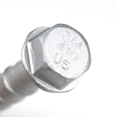 Sus410 U5 3/4-16x5 "콘크리트 슬랩을위한 헥스 세척 머리의 앵커 볼트 쉽게 설치