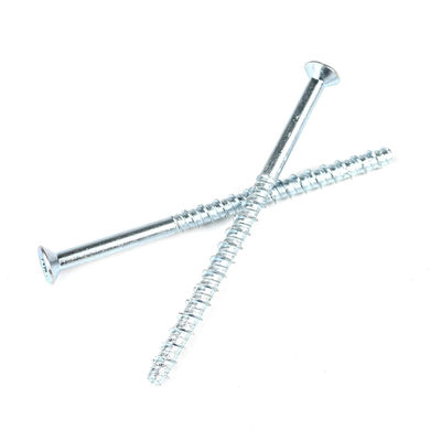 M6 120mm 스틸 Countersunk 톡스 머리 콘크리트 나사 볼트 자체 탭 앵커 볼트
