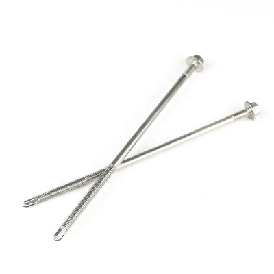 진크 헥스 세척기 머리 자동 뚫기 나사 150mm 샌드위치 패널 듀얼 스레드