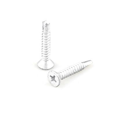 Countersunk 평면 머리 필립스 드라이브 Ruspert 코팅을 가진 자기 굴착 나사