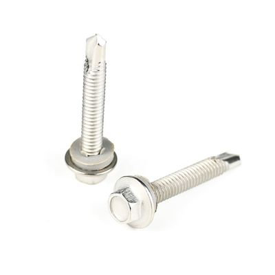 맞춤형 테크 블랙 HEX 세탁기 머리 금속 목재 M3.5-M6를 위한 자기 굴착 나사3