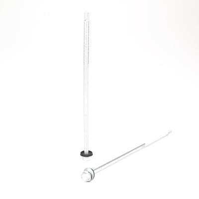 코팅 스테인레스 스틸 자체 굴착 나침반 6.3x180mm 결합 된 세척기와 둥근 머리로