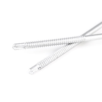 코팅 스테인레스 스틸 자체 굴착 나침반 6.3x180mm 결합 된 세척기와 둥근 머리로