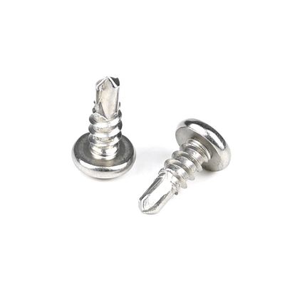 맞춤형 지원 블랙 필립스 크로스 침착 판 머리 Sus 304 자기 굴착 나사 3.5x10mm