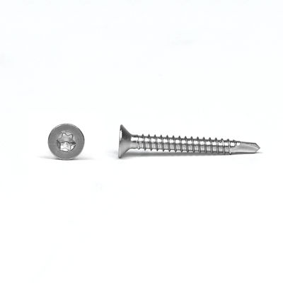 노란색 스테인리스 스틸 Sus 304 Csk 톡스 평면 머리 자부장 나사 Inox 3.9x25mm