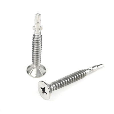 스테인리스 스틸 평면 머리 자체 굴착 나사 날개 4.5x37mm와 Ruspert 마무리