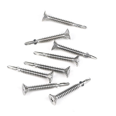 스테인리스 스틸 평면 머리 자체 굴착 나사 날개 4.5x37mm와 Ruspert 마무리