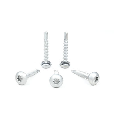 금속 지붕 벽 패널을 위한 강연 방지 코팅 410 스테인리스 셀프 드릴링 테크 스크루