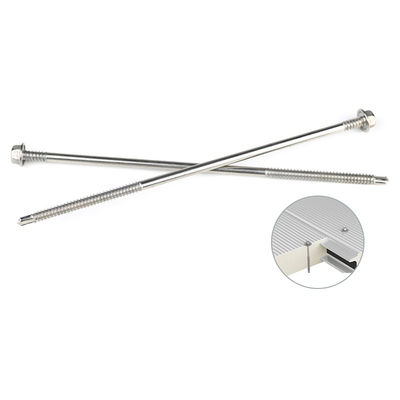 헥스 세척기 헤드 스테인리스 셀프 드릴링 스크루 6.3x200mm 단열 샌드위치 패널