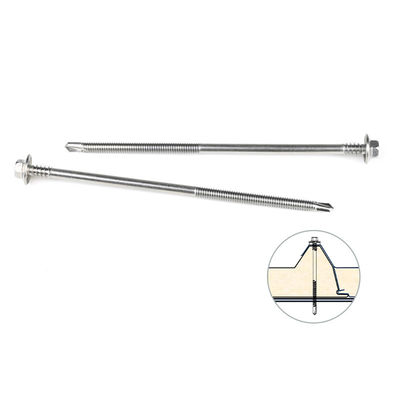 메트릭 자기 굴착 나사 5.5x140mm 지붕 로크울 샌드위치 패널에 완벽한 적합
