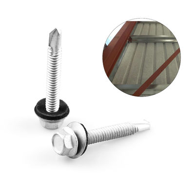 6.3x45 헥스 플랜지 벽 클래싱 패널을 위해 헥스 플랜지 자부장 나사